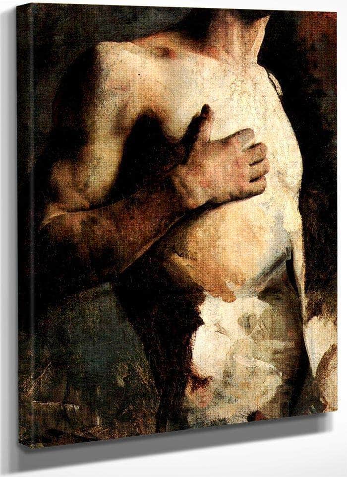 Torso Study No 2 1890 By Cristobal Rojas Poleo Fine Art Print