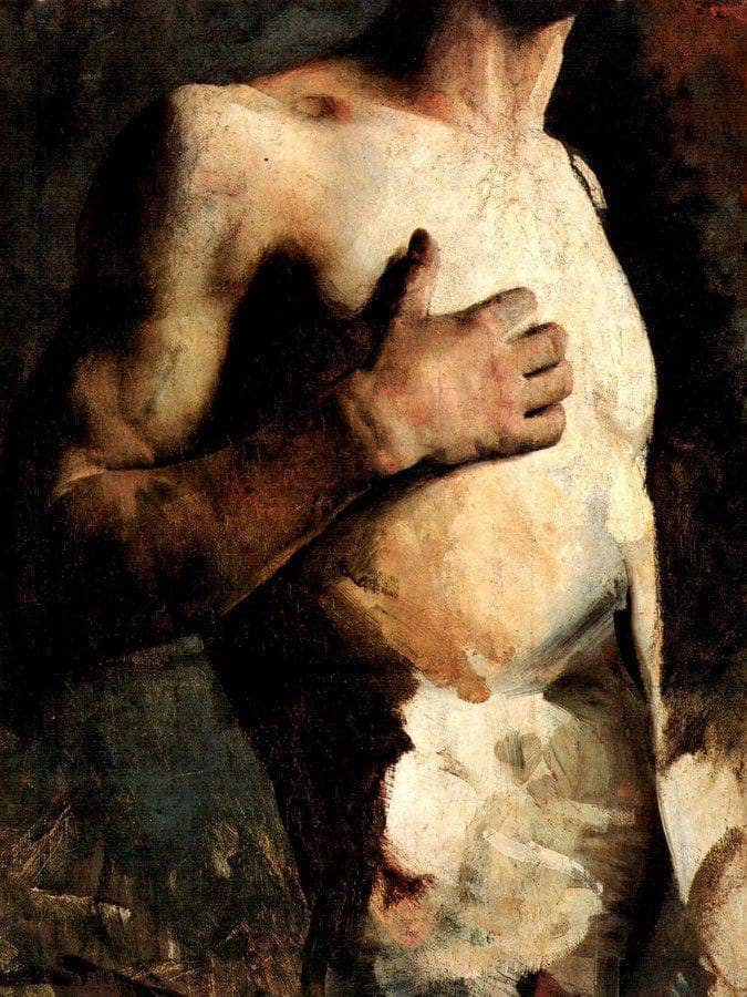 Torso Study No 2 1890 By Cristobal Rojas Poleo Fine Art Print