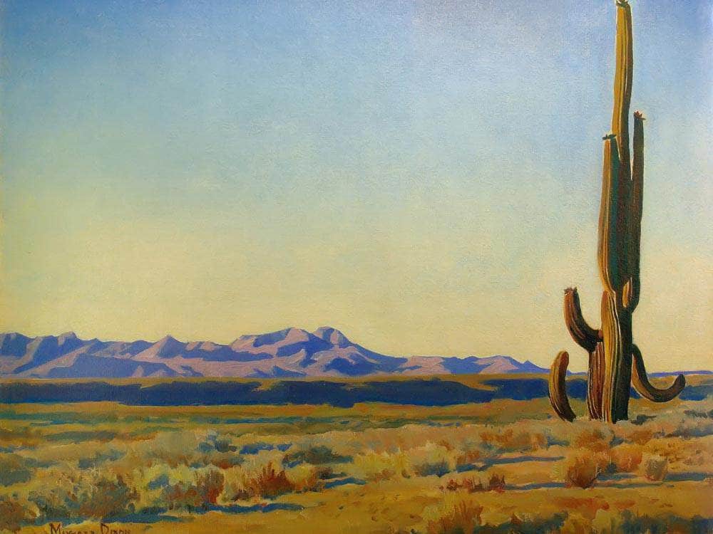 Tortolito Range By Maynard Dixon Fine Art Print