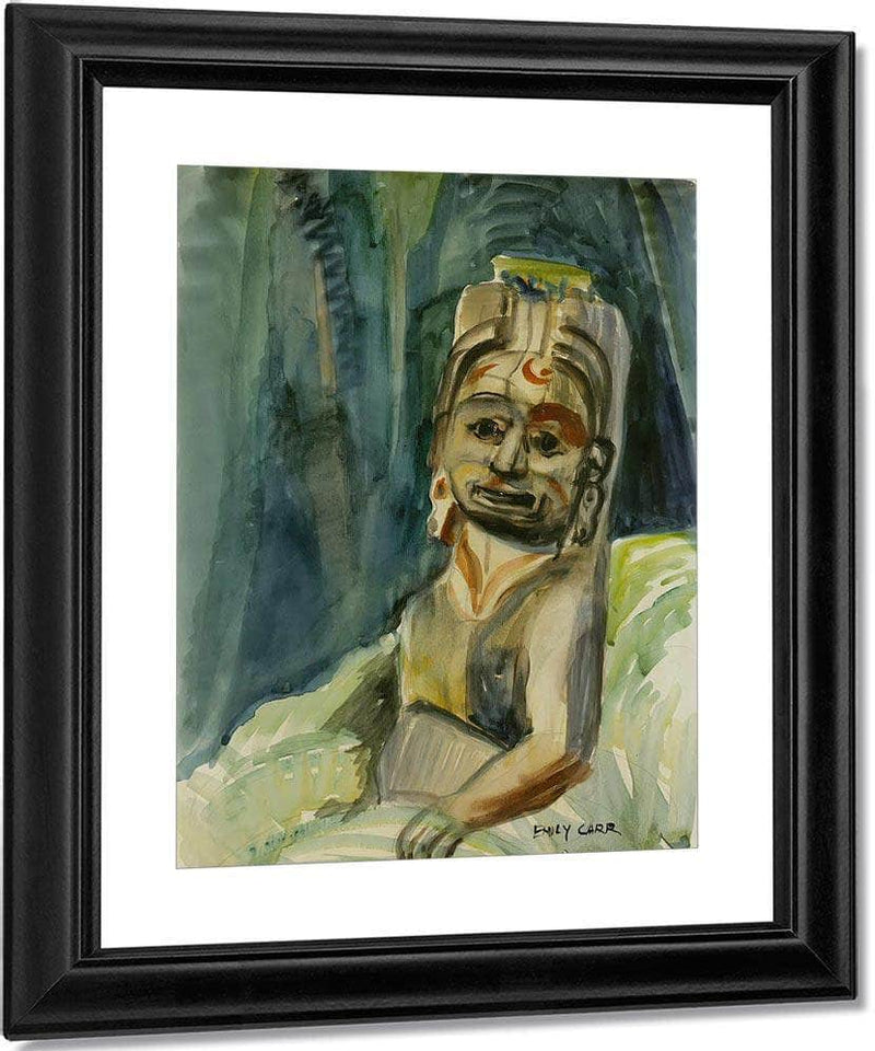 Totemic Figure By In By The By Forest By Emily Carr Fine Art Print