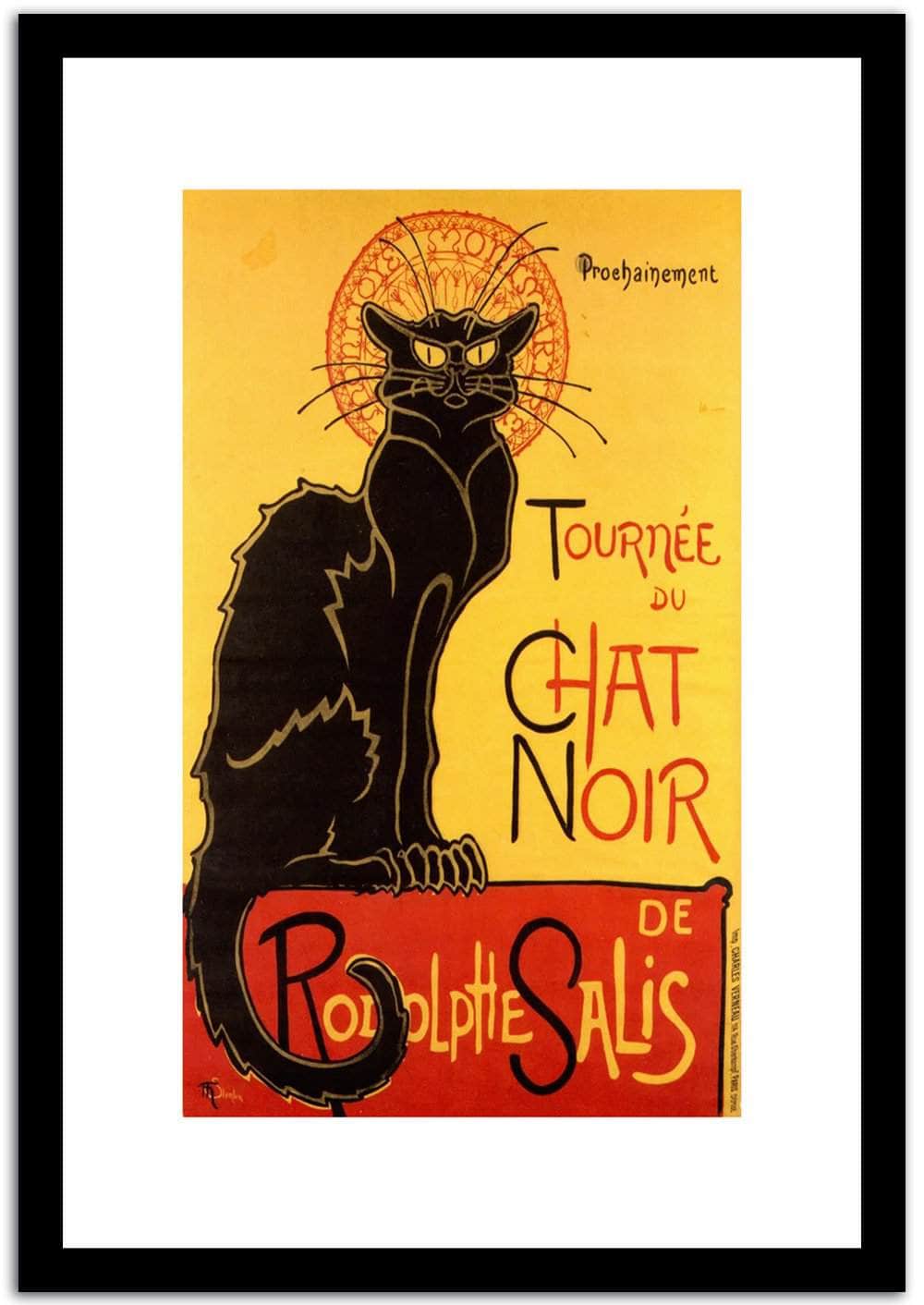 Tournee Chat Noir  Vintage Poster Fine Art Print