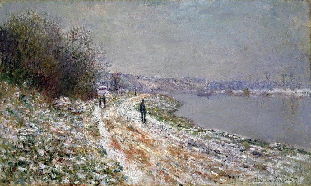 Tow Path At Argenteuil By Monet Claude Fine Art Print