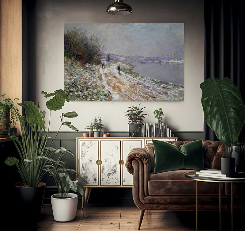 Tow Path At Argenteuil By Monet Claude Fine Art Print