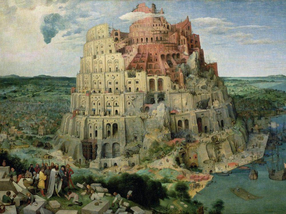 Tower Of Babel By Pieter Brueghel Ii Fine Art Print