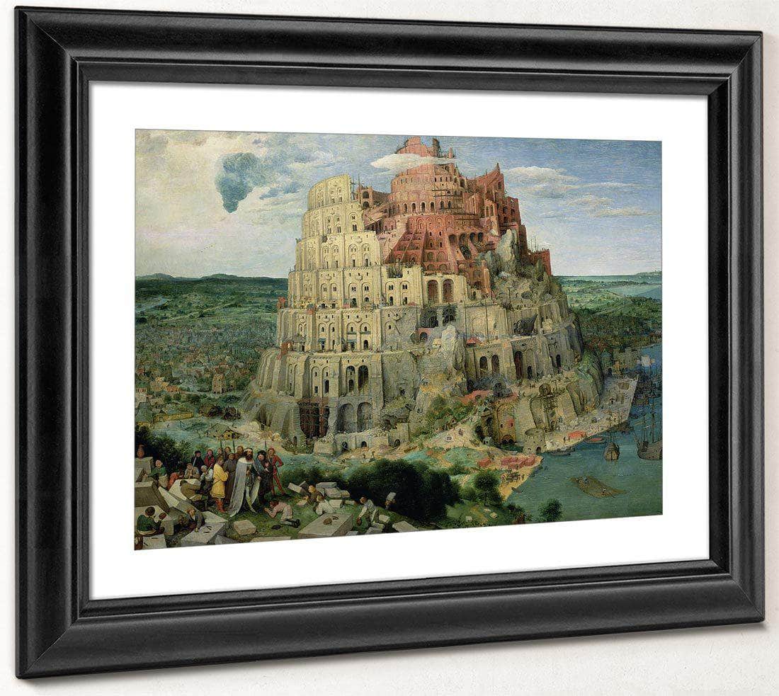 Tower Of Babel By Pieter Brueghel Ii Fine Art Print