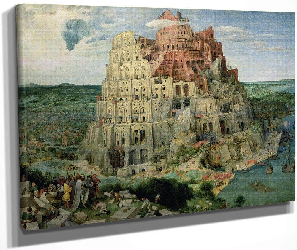 Tower Of Babel By Pieter Brueghel Ii Fine Art Print