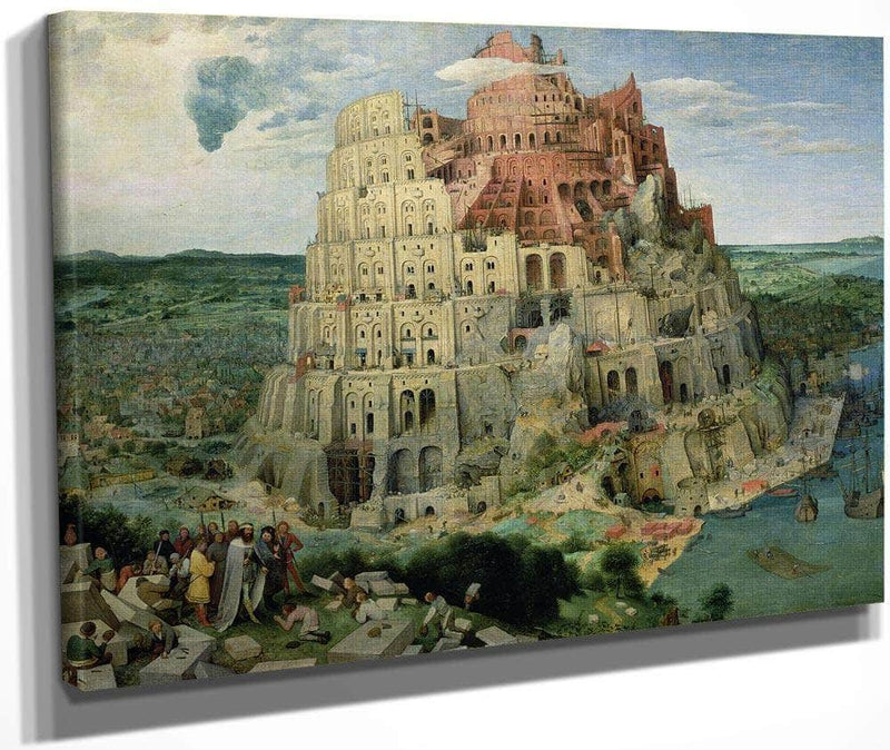 Tower Of Babel By Pieter Brueghel Ii Fine Art Print