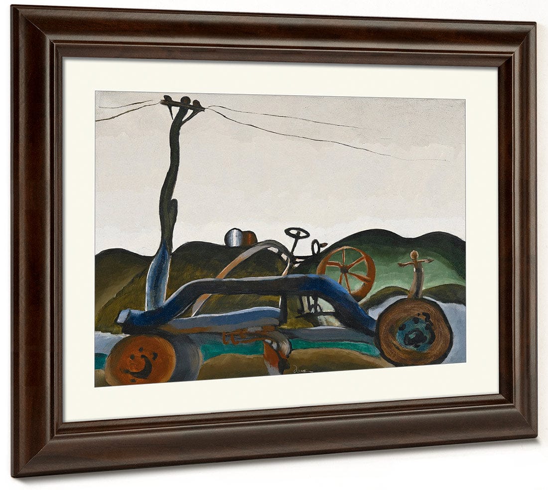 Town Scraper By Arthur Dove Fine Art Print