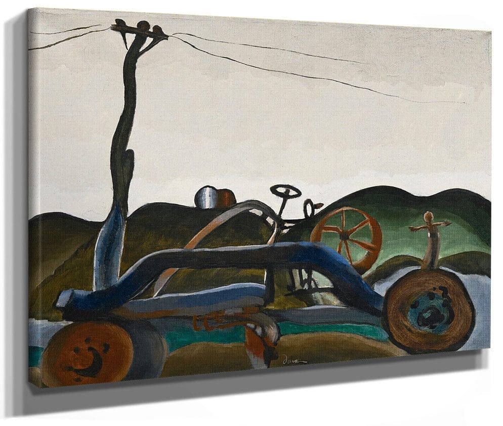 Town Scraper By Arthur Dove Fine Art Print