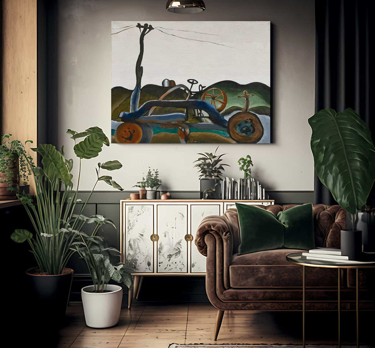 Town Scraper By Arthur Dove Fine Art Print