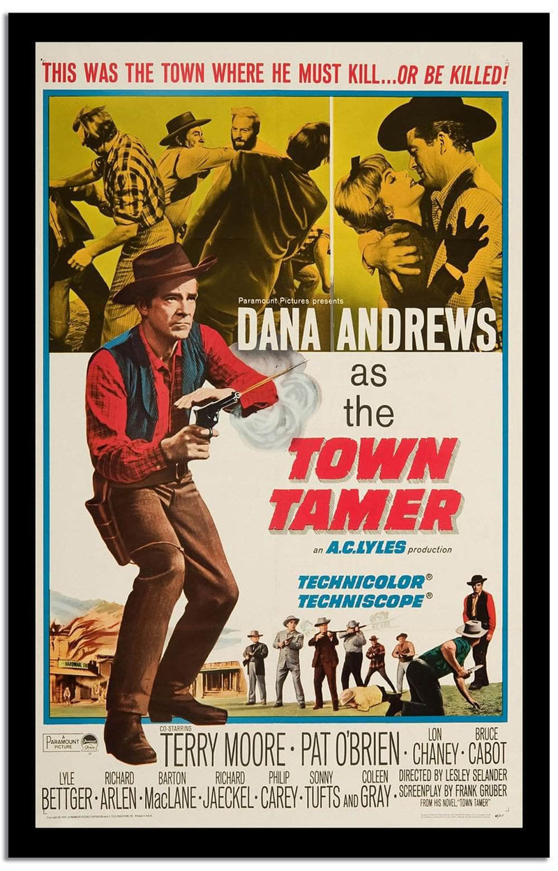 Town Tamer  Vintage Poster Fine Art Print