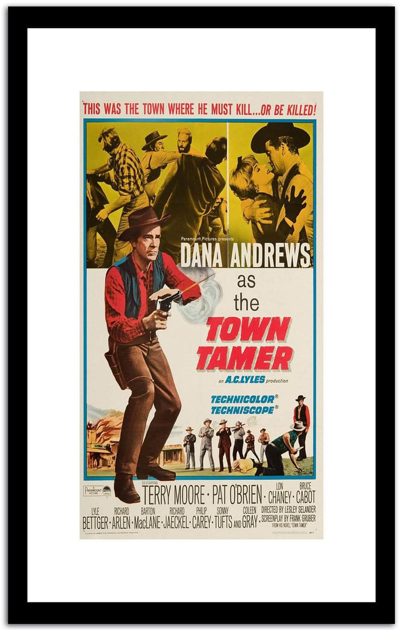 Town Tamer  Vintage Poster Fine Art Print