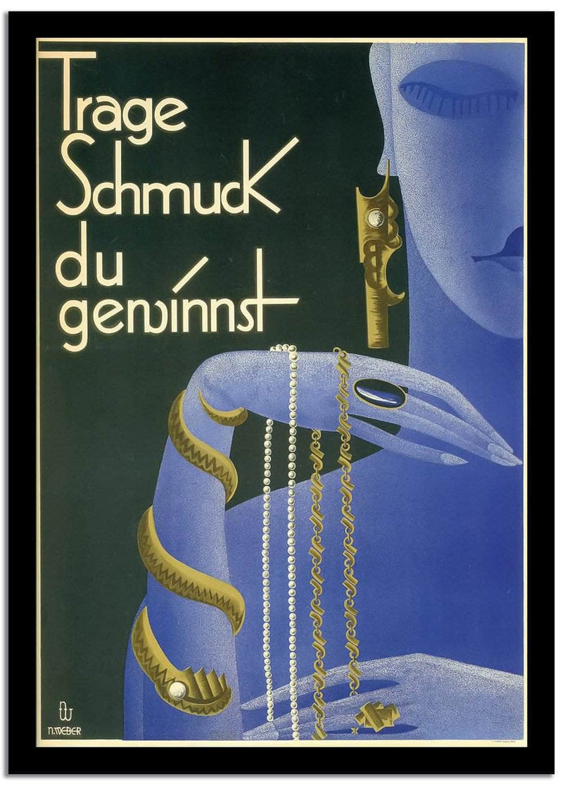 Trage Schumck Du Geninnst  Vintage Poster Fine Art Print