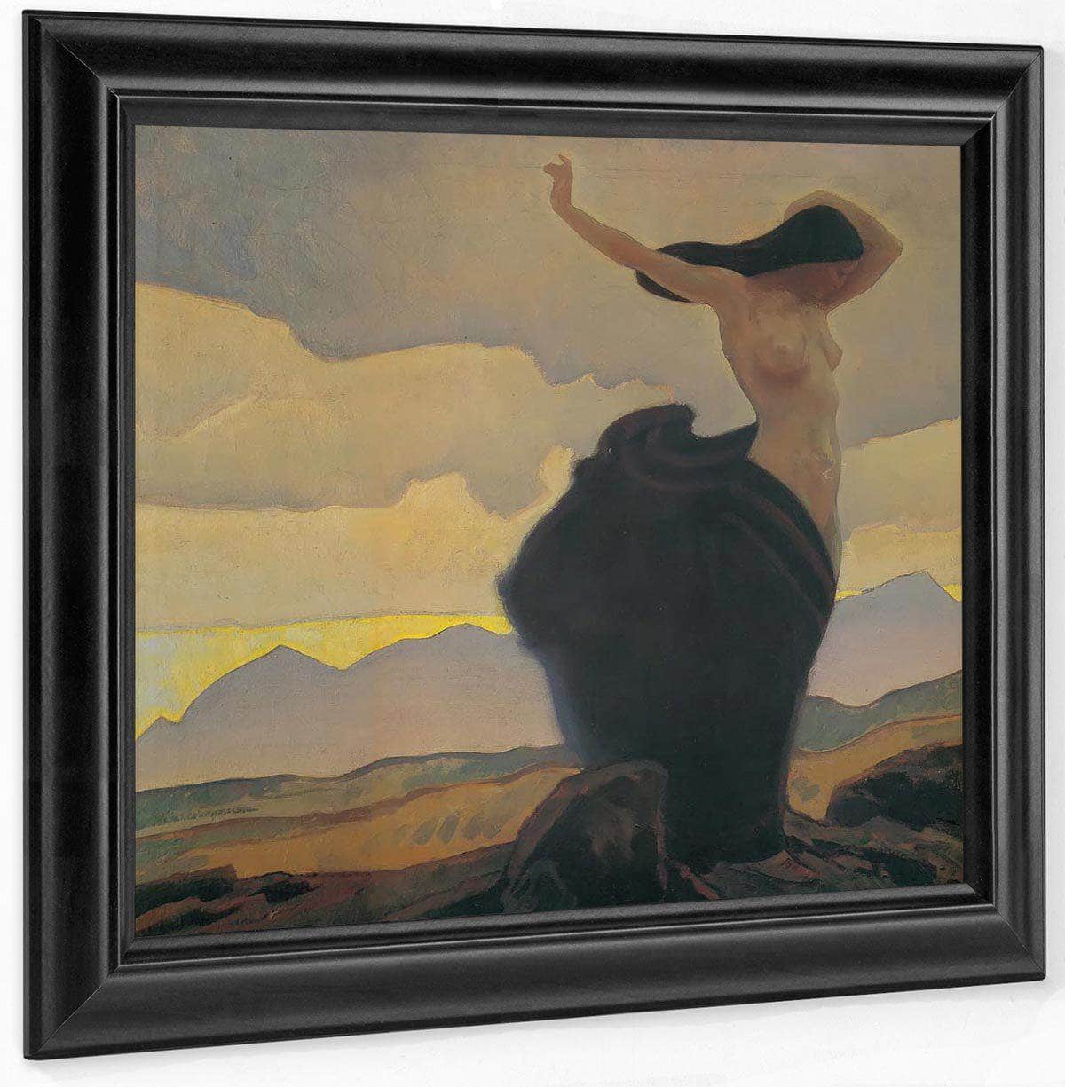 Tragic Mood By Maynard Dixon Fine Art Print