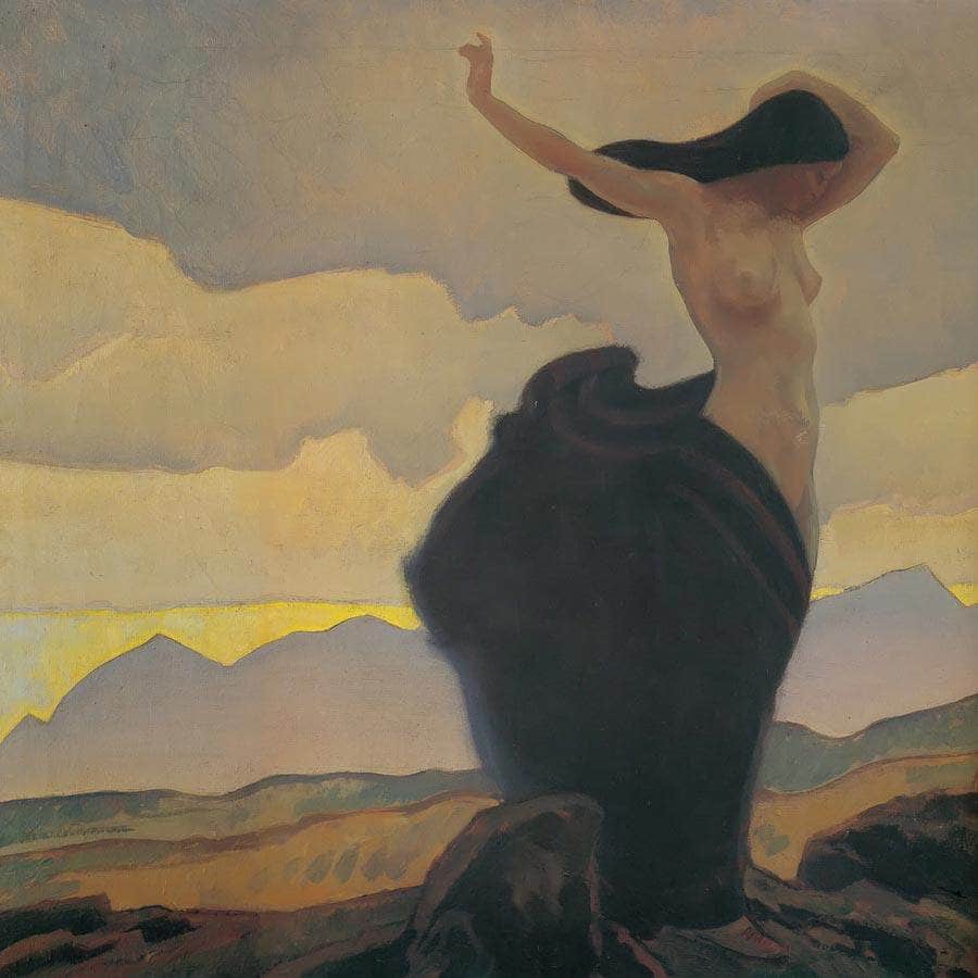 Tragic Mood By Maynard Dixon Fine Art Print