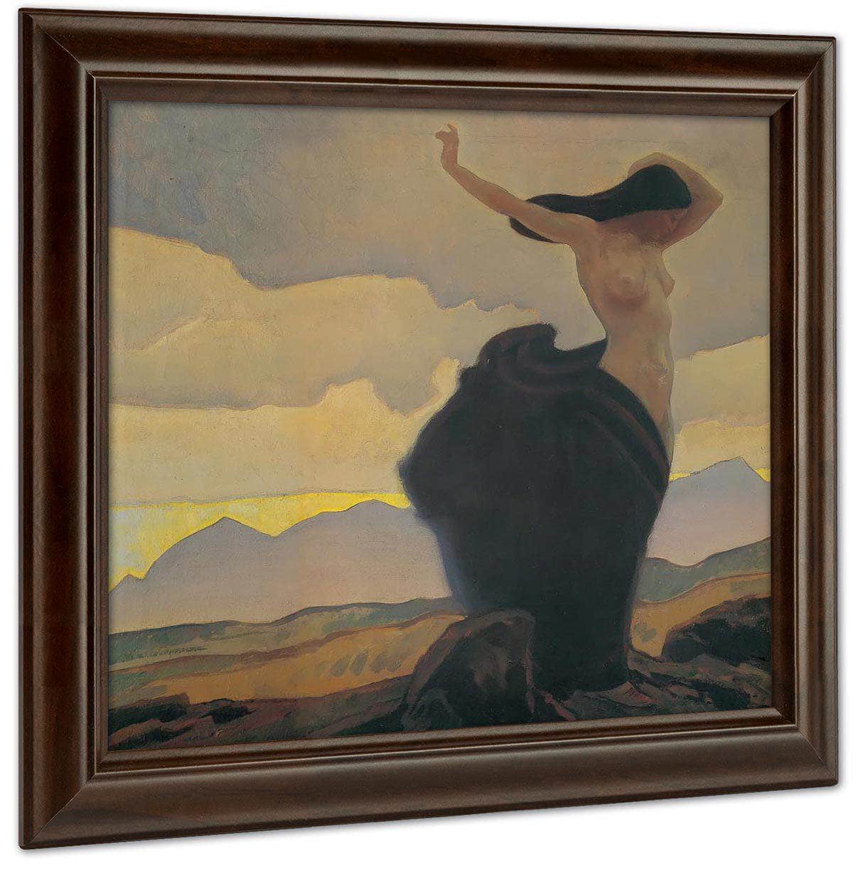 Tragic Mood By Maynard Dixon Fine Art Print