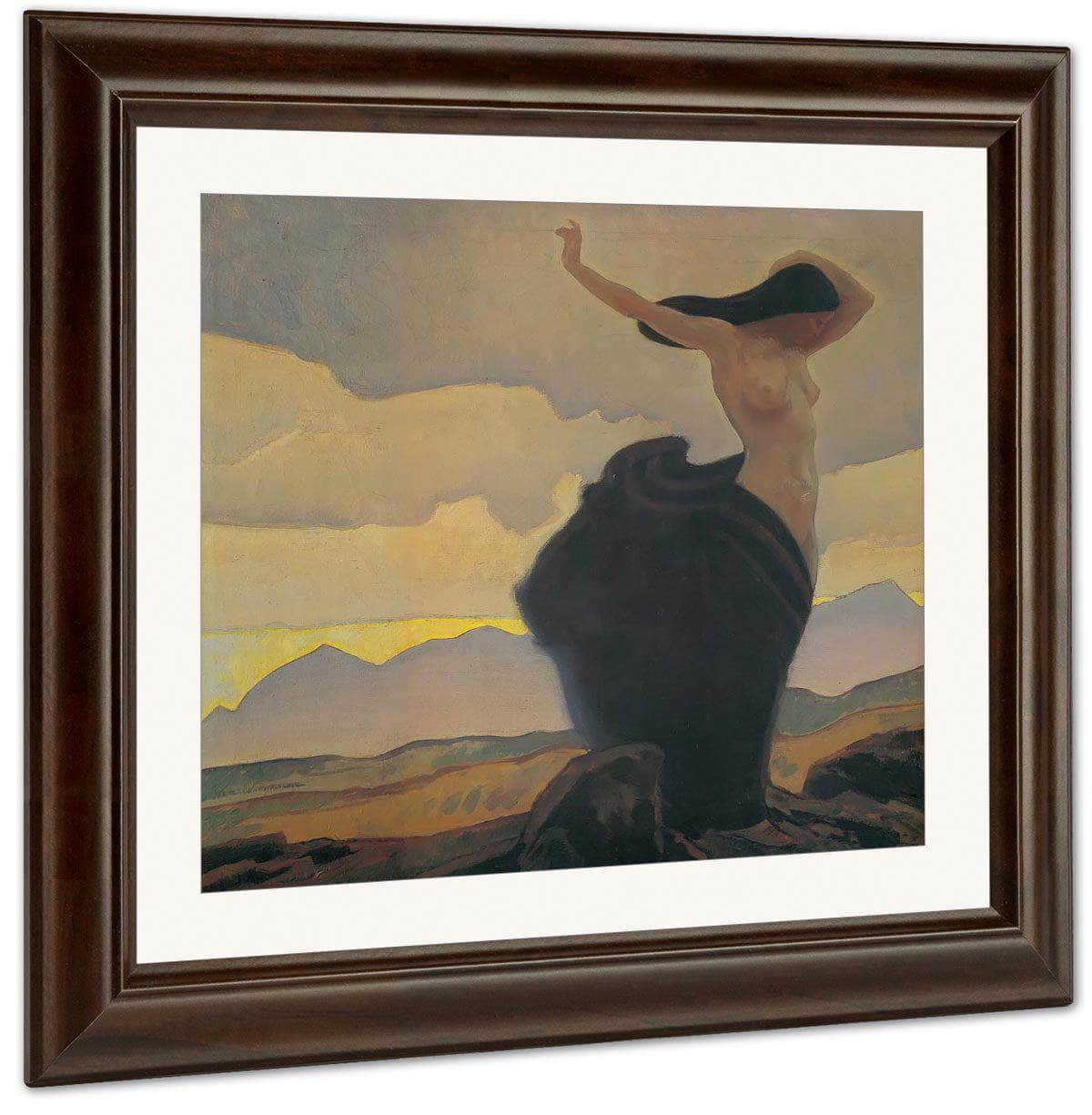 Tragic Mood By Maynard Dixon Fine Art Print