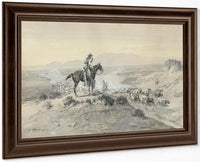 Trail Boss By Charles Marion Russell Fine Art Print