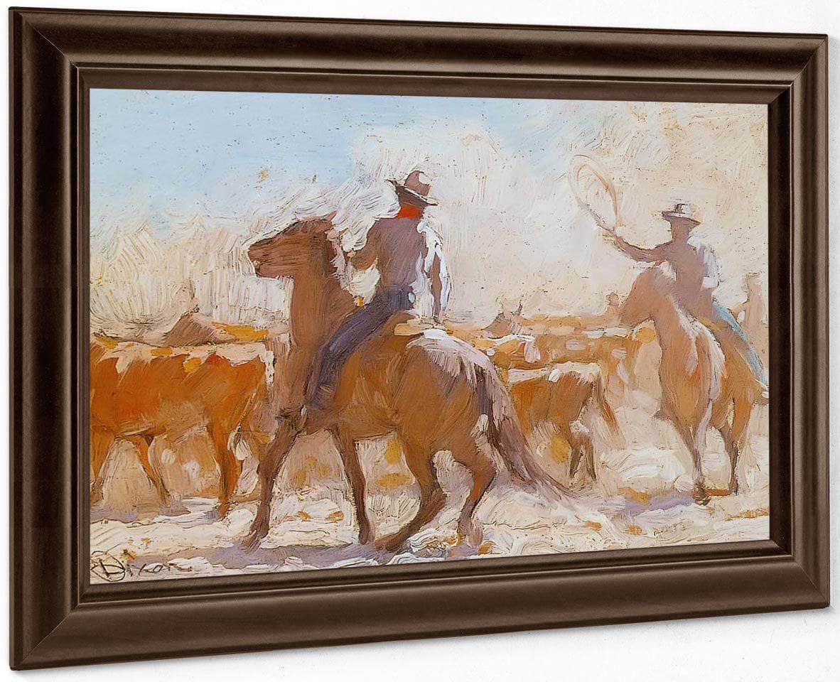 Trail Herd By Maynard Dixon Fine Art Print