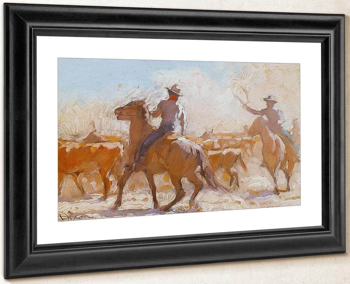 Trail Herd By Maynard Dixon Fine Art Print