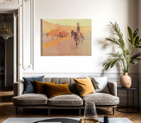 Trailing Texas Cattle By Frederic Remington Fine Art Print