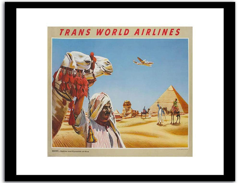 Trans World Airlines  Vintage Poster Fine Art Print