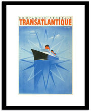 Transatlantique  Vintage Poster Fine Art Print