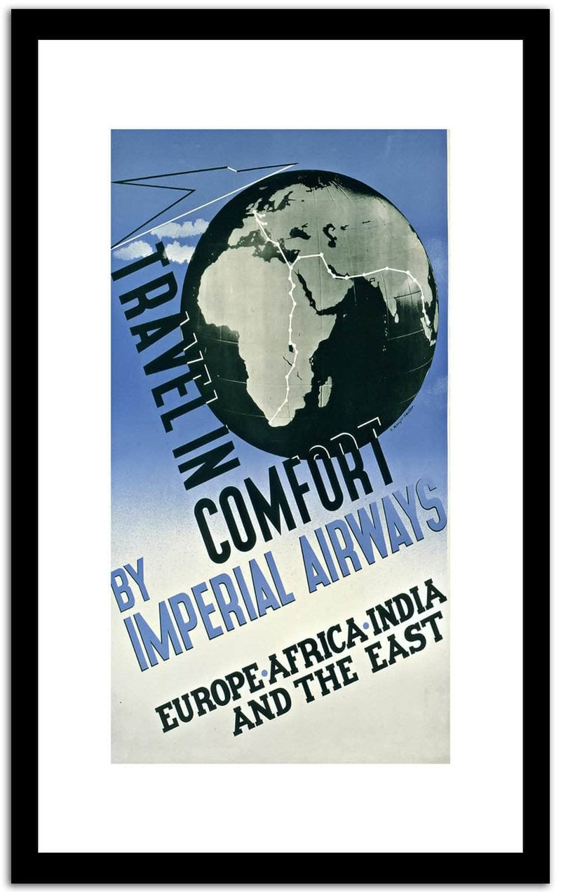 Travel Comfort  Vintage Poster Fine Art Print