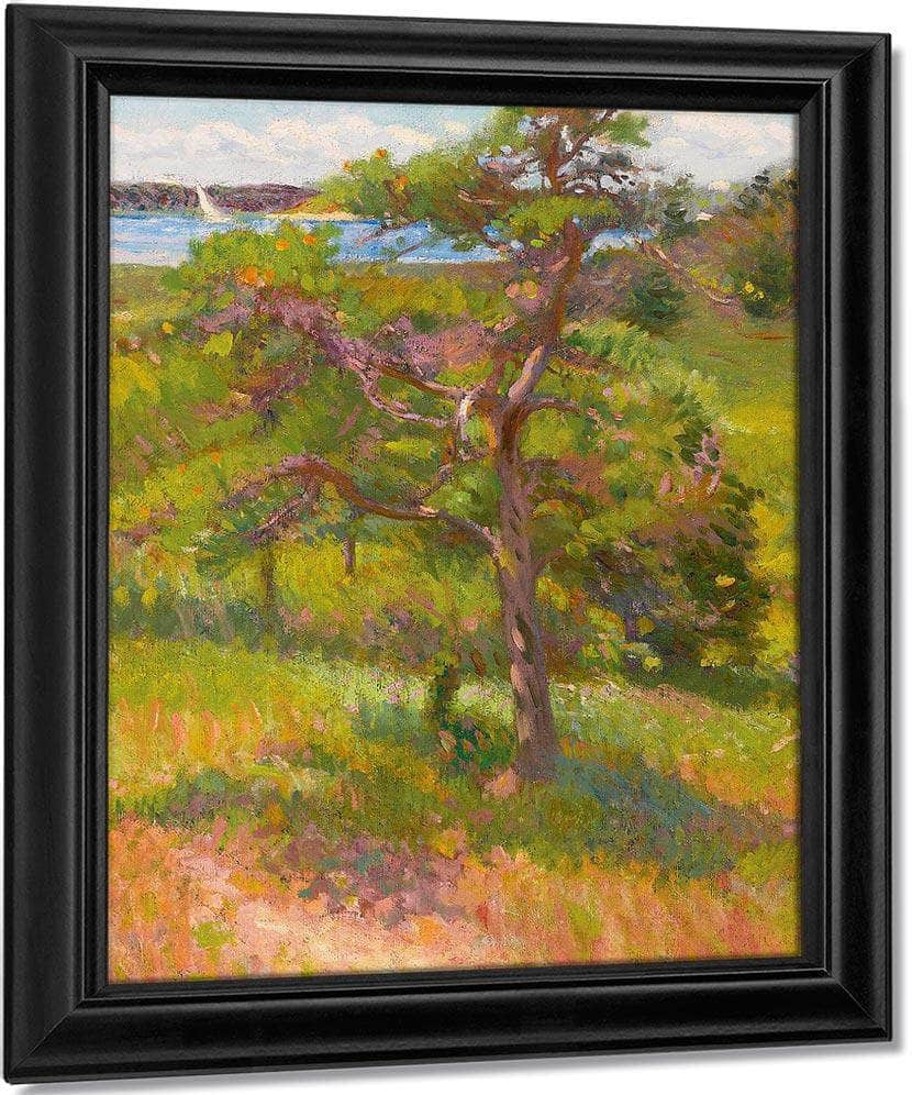 Tree By An Inlet, Cape Cod By William Mcgregor Paxton Fine Art Print