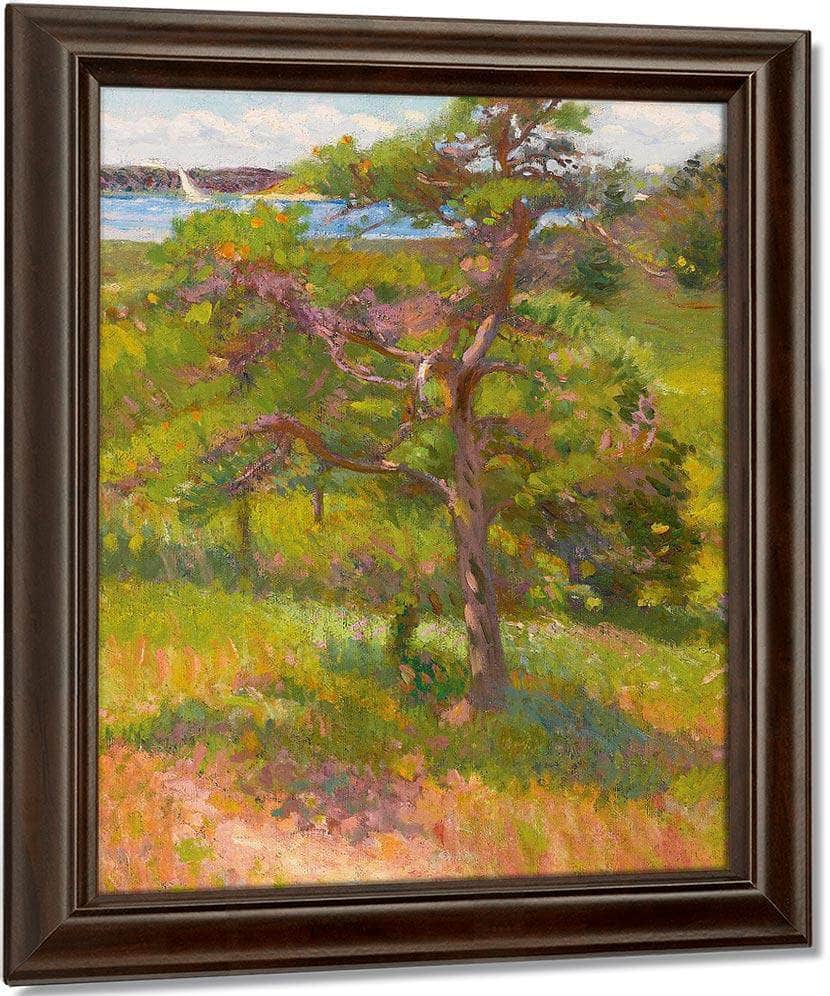 Tree By An Inlet, Cape Cod By William Mcgregor Paxton Fine Art Print