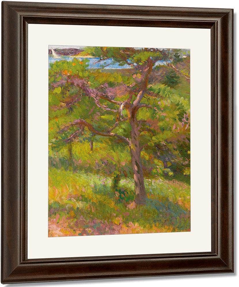 Tree By An Inlet, Cape Cod By William Mcgregor Paxton Fine Art Print