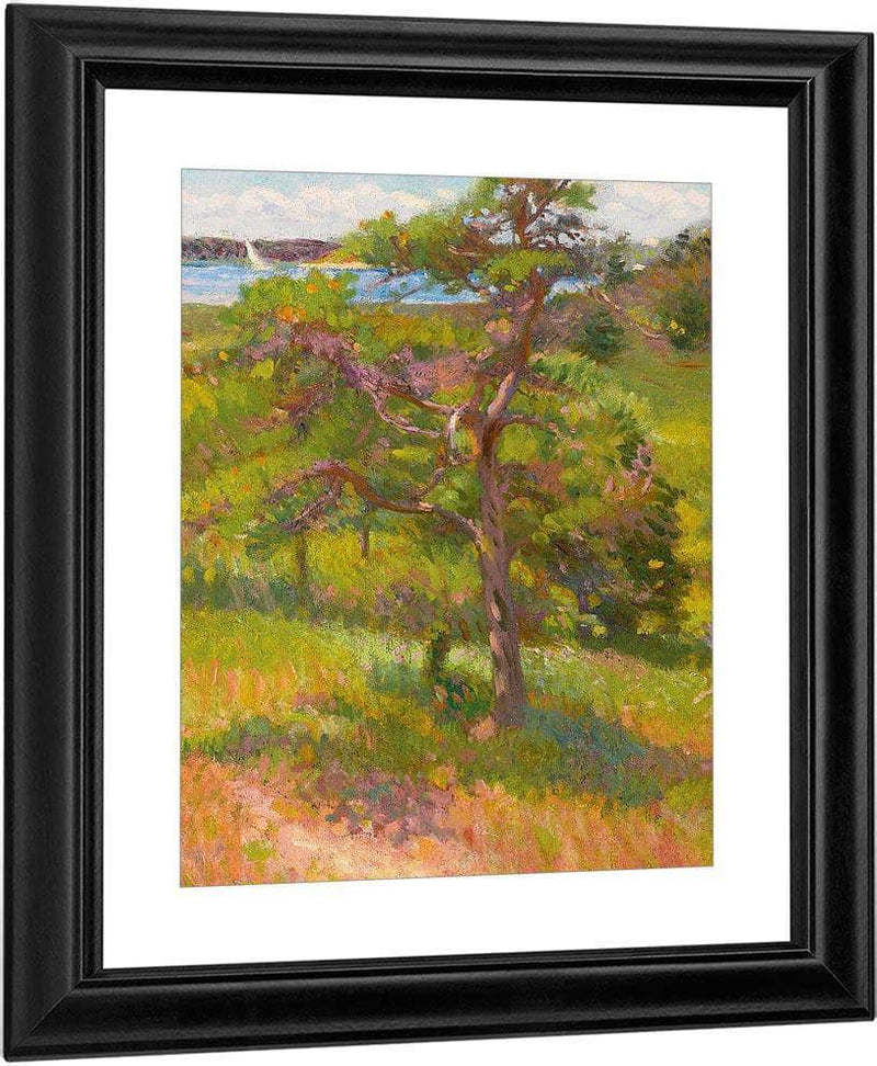 Tree By An Inlet, Cape Cod By William Mcgregor Paxton Fine Art Print