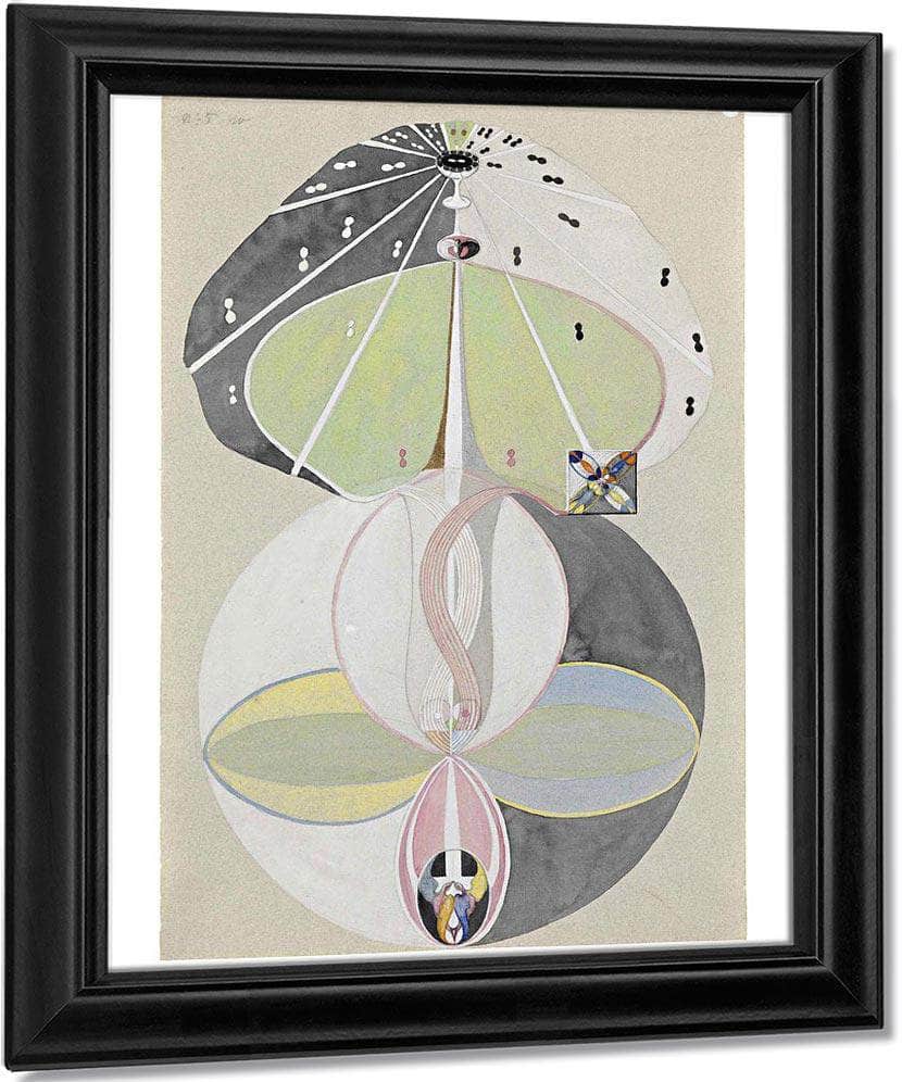 Tree Of Knowledge Series W No 5 By Hilma Af Klint Fine Art Print