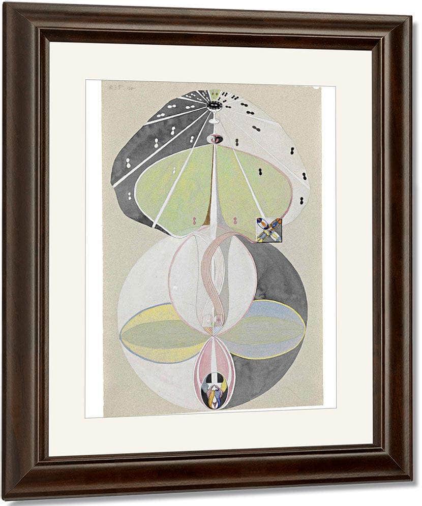 Tree Of Knowledge Series W No 5 By Hilma Af Klint Fine Art Print