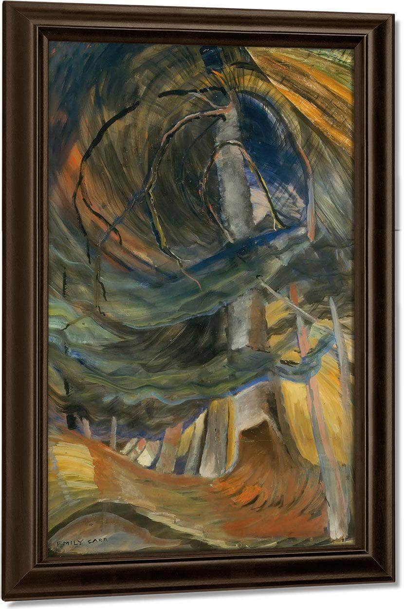 Tree (Spiraling By Upward) By Emily Carr Fine Art Print