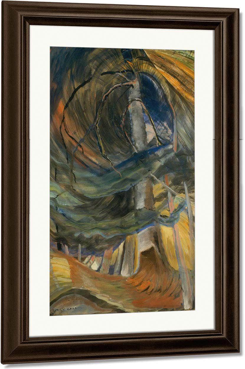 Tree (Spiraling By Upward) By Emily Carr Fine Art Print