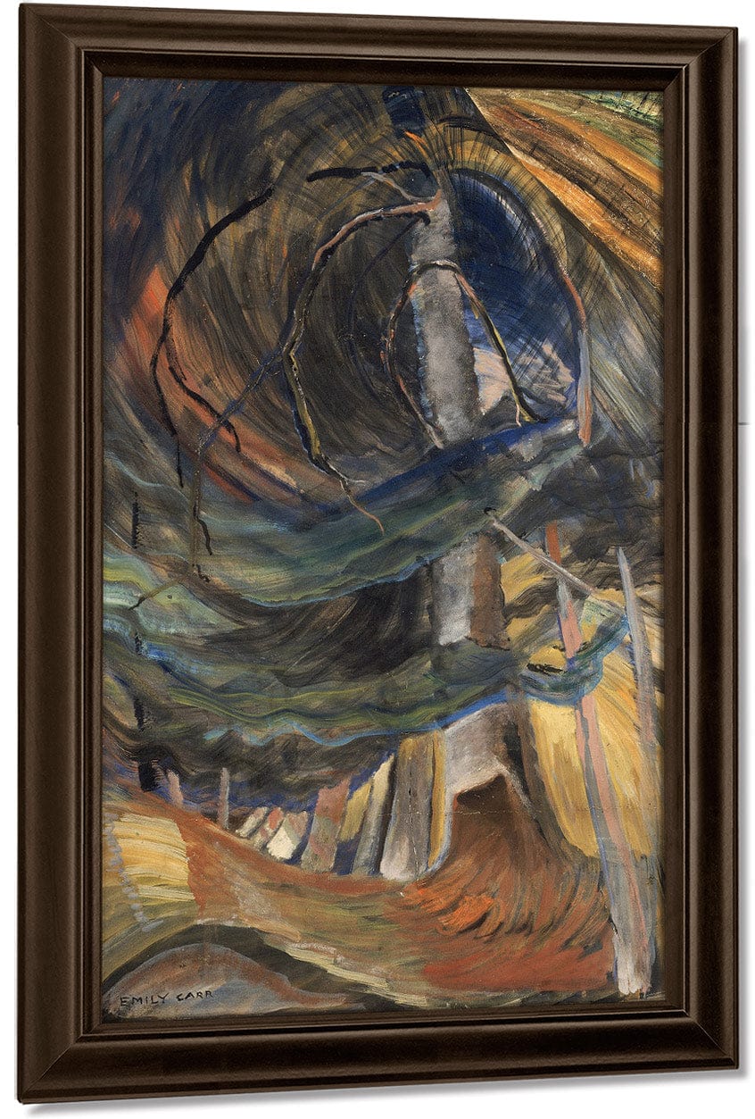 Tree Spiralling Upward 1933 By Emily Carr Fine Art Print