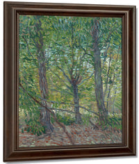 Trees  2 By Vincent Van Gogh Fine Art Print