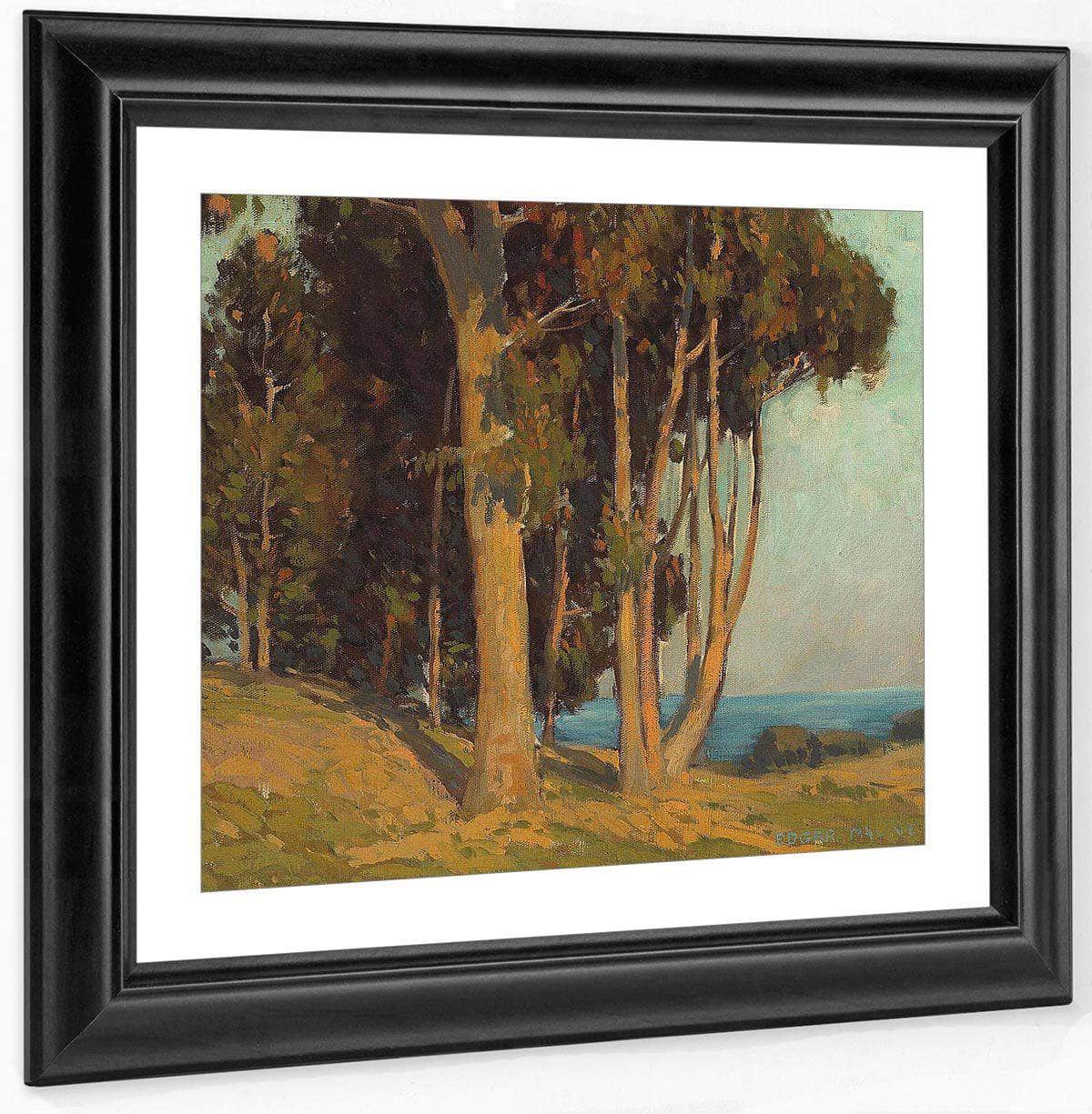 Trees Along The Coast By Edgar Payne Fine Art Print