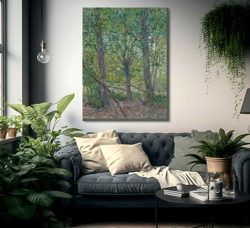 Trees By Vincent Van Gogh Fine Art Print