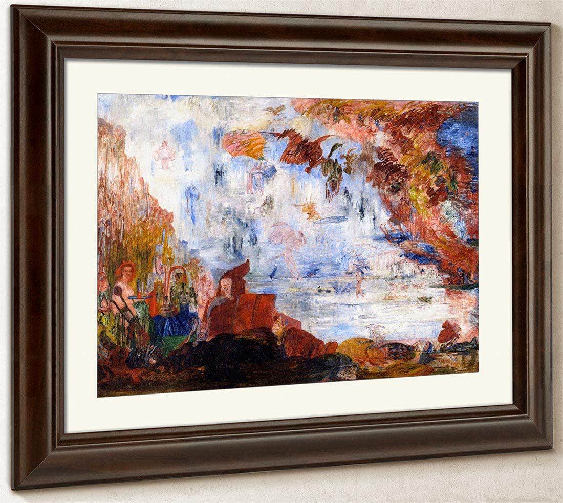 Tribulations Of Saint Anthony By James Ensor Fine Art Print