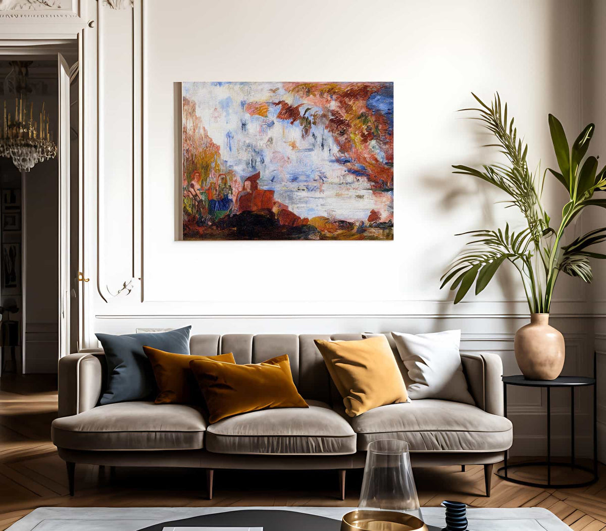 Tribulations Of Saint Anthony By James Ensor Fine Art Print