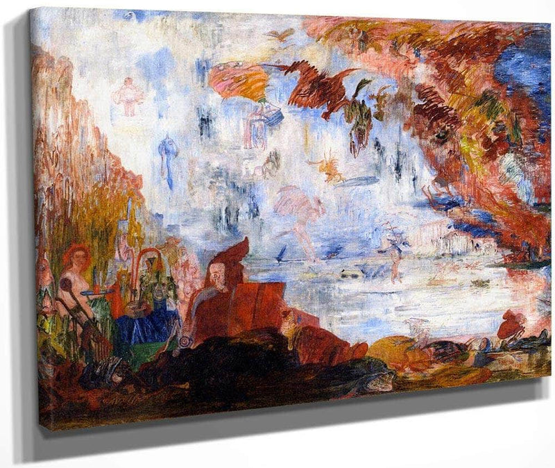 Tribulations Of Saint Anthony By James Ensor Fine Art Print