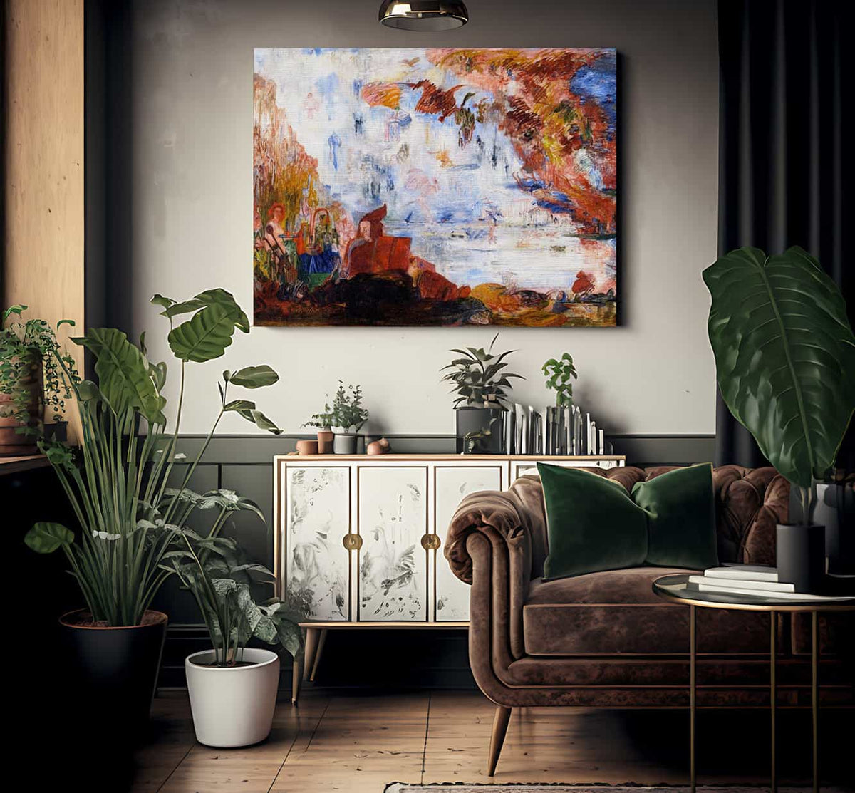 Tribulations Of Saint Anthony By James Ensor Fine Art Print