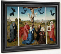 Triptych The Crucifixion 1445 By Rogier Van Der Weyden Fine Art Print