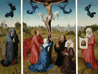 Triptych The Crucifixion 1445 By Rogier Van Der Weyden Fine Art Print