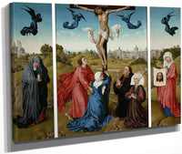 Triptych The Crucifixion 1445 By Rogier Van Der Weyden Fine Art Print