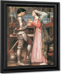 Tristram And Isolde By John Waterhouse Fine Art Print