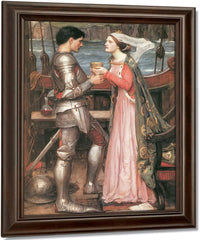 Tristram And Isolde By John Waterhouse Fine Art Print