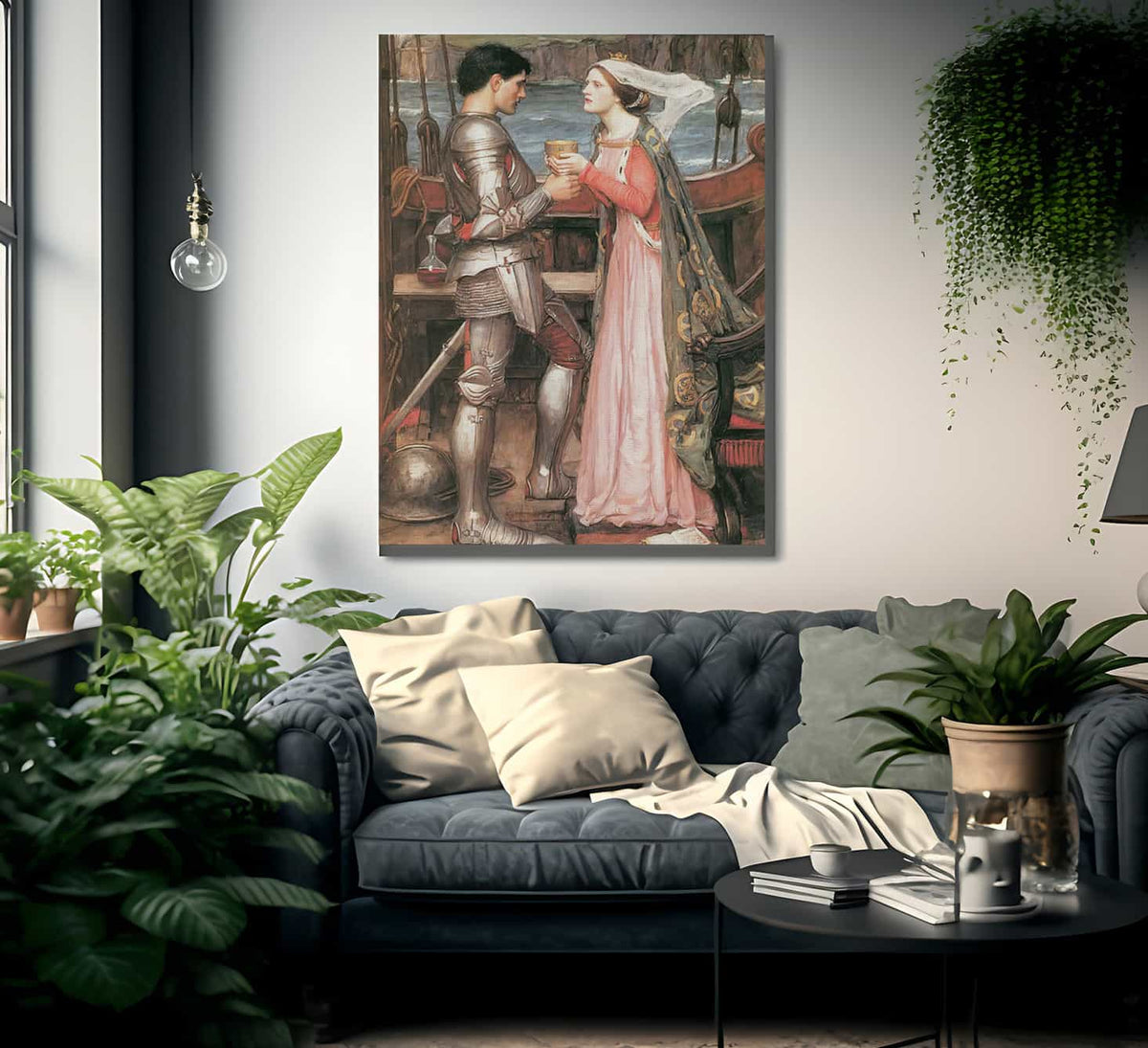 Tristram And Isolde By John Waterhouse Fine Art Print